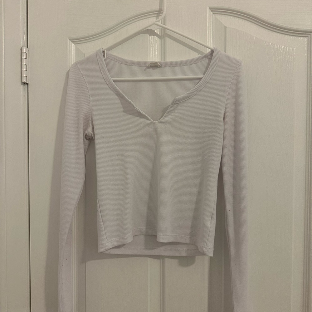 Cotton On Light Gray Long Sleeve Top